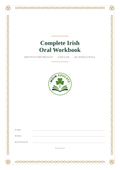 Complete Irish Oral Workbook – Leaving Cert