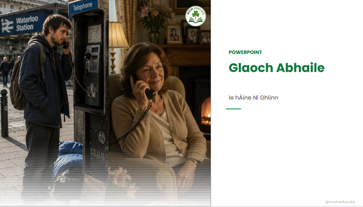 Glaoch Abhaile - Áine Ní Ghlinn PowerPoint Summary Notes